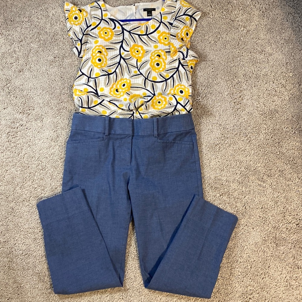 Loft Cropped Pants